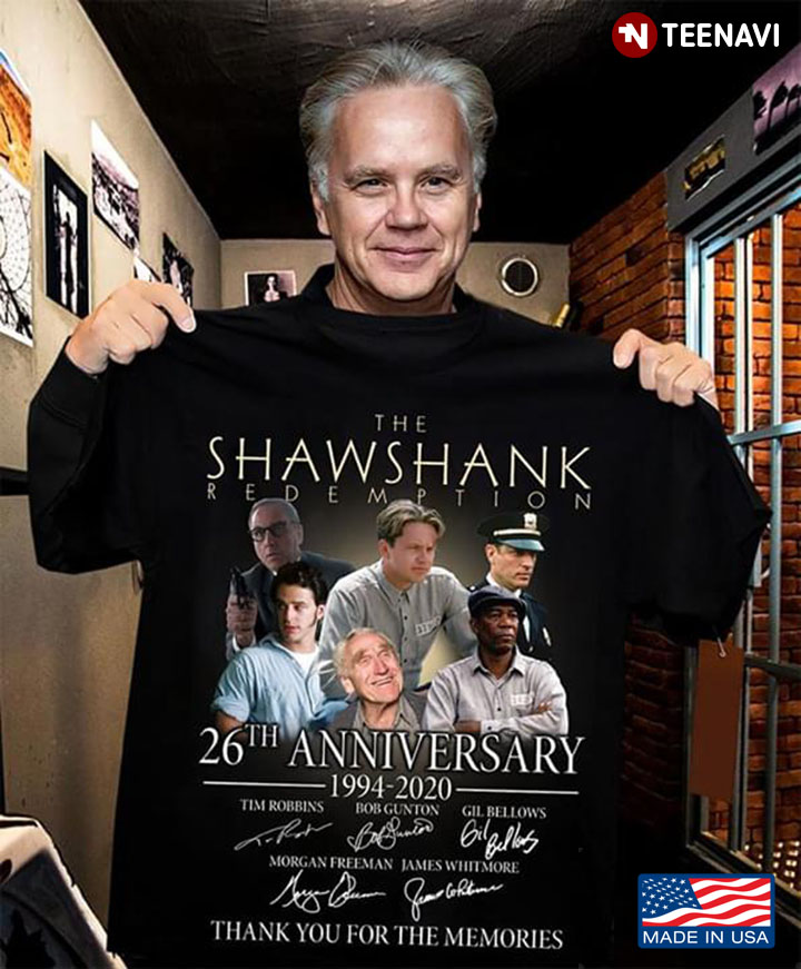 The Shawshank Redemption 26th Anniversary 1994-2020 Thank You For The Memories New Version
