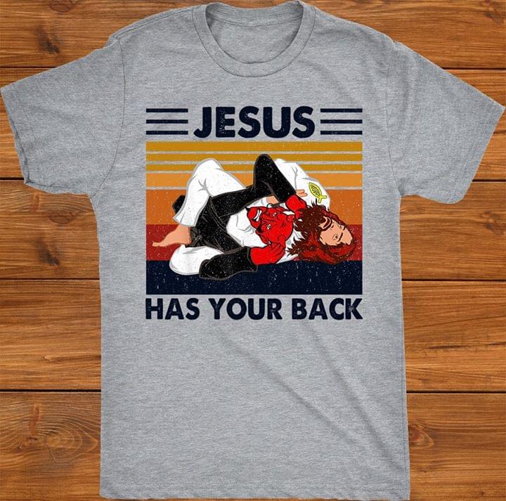 Jiu Jitsu Jesus Has Your Back New Version