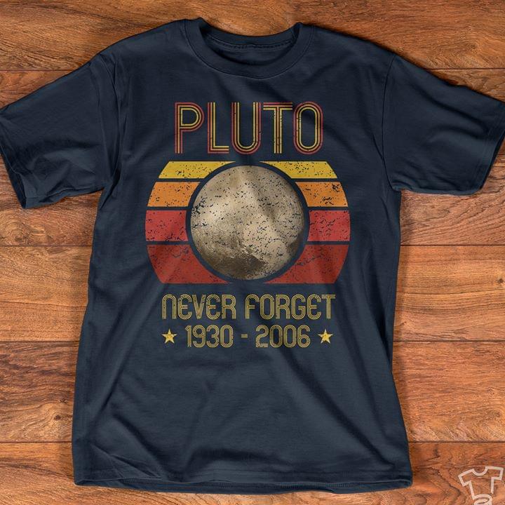 Pluto Never Forget 1930-2006 Retro