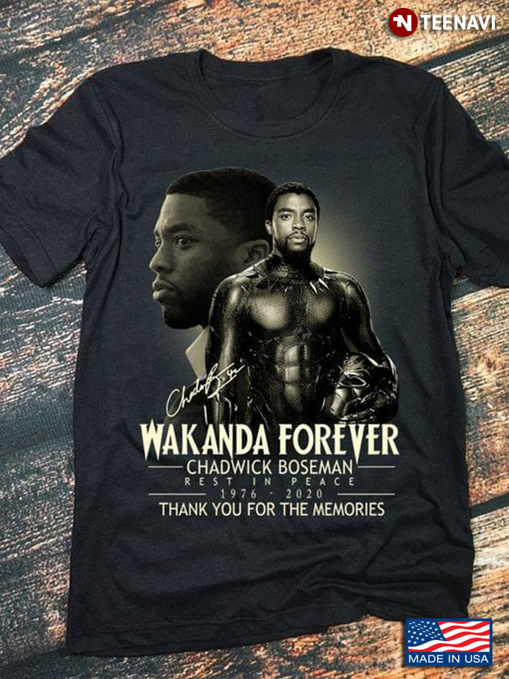 Wakanda Forever Chadwick Boseman Rest In Peace 1976 - 2020
