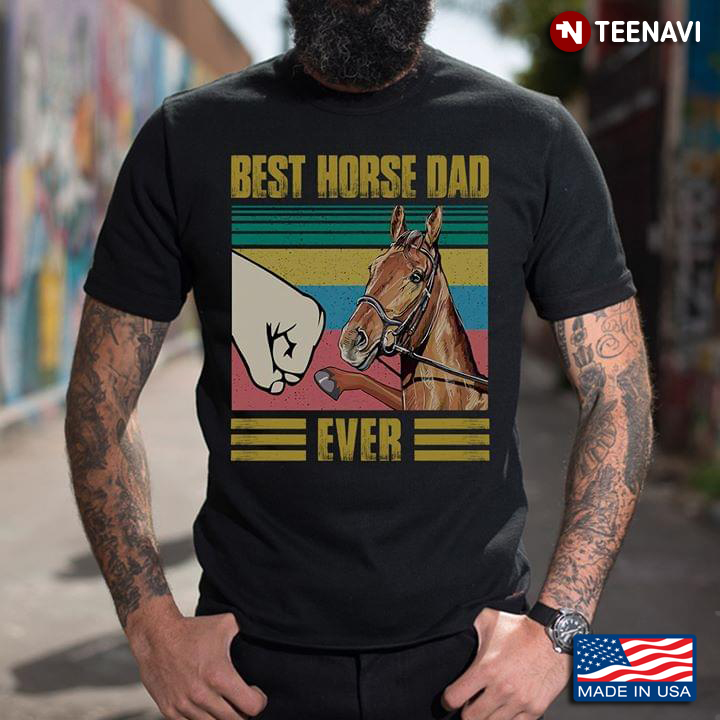 Best Horse Dad Ever Vintage