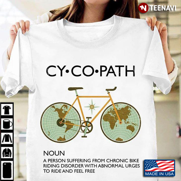 Cycopath Person Suffering From Chronic Bike Riding Disorder With Abnormal Urges To Ride & Feel Free