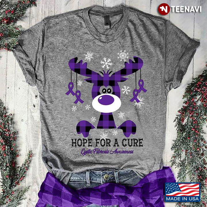 Reindeer Hope For A Cure Cystic Finrosis Awareness