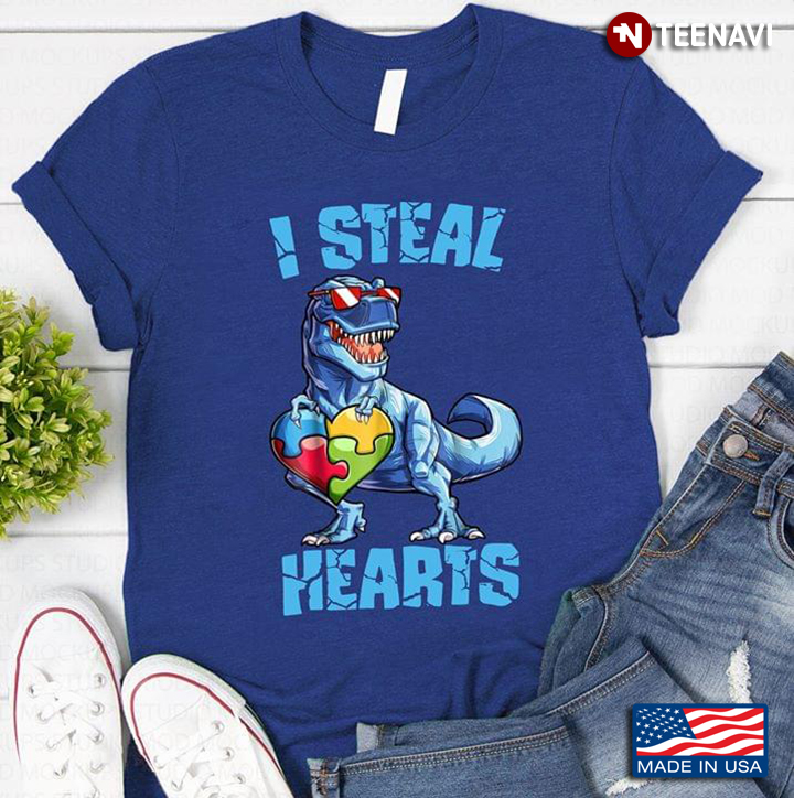 I Steal Hearts Tyrant Dinosaurs With Puzle Heart