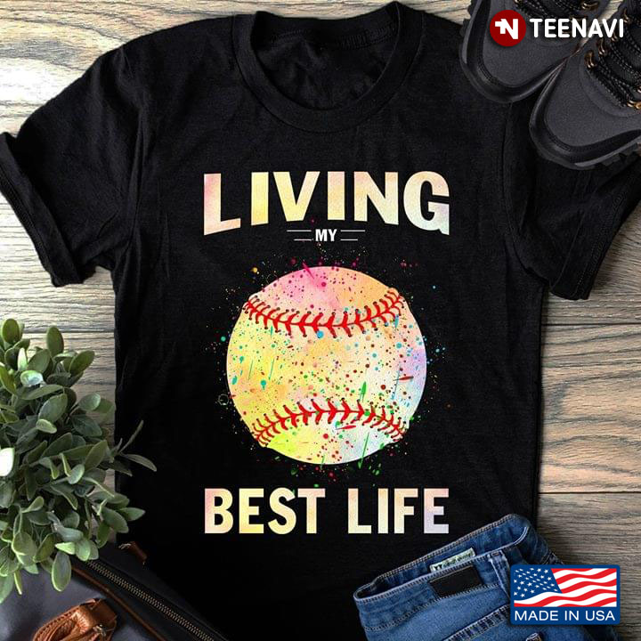 Baseball Ball Living Best Life
