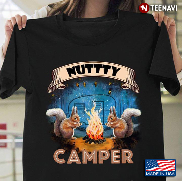 Squirells With Fire Nutty Camper