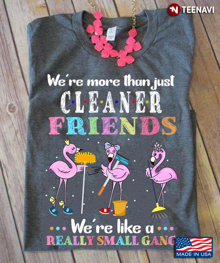 Flamingo Cleaning We're More Than Just Cleaner Friends We're Like A Really Small Gang