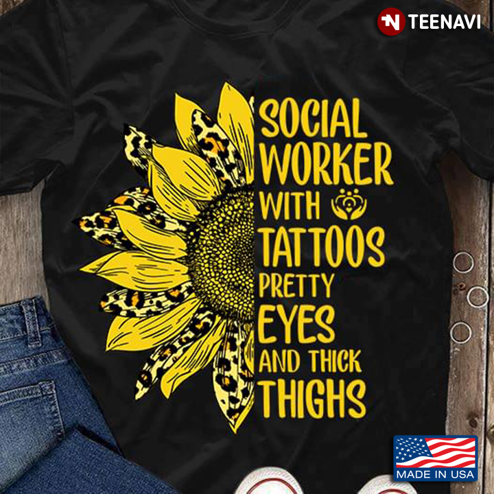 Sunflower Social Worker With Tattoos Pretty Eyes And Thick Thighs