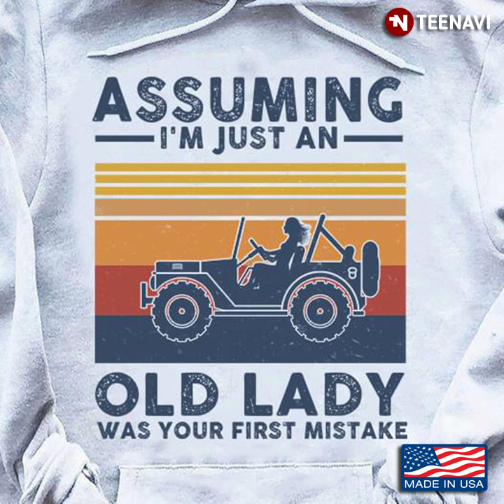 Girl Riding Jeep Assuming Old Lady Was Your First Mistake