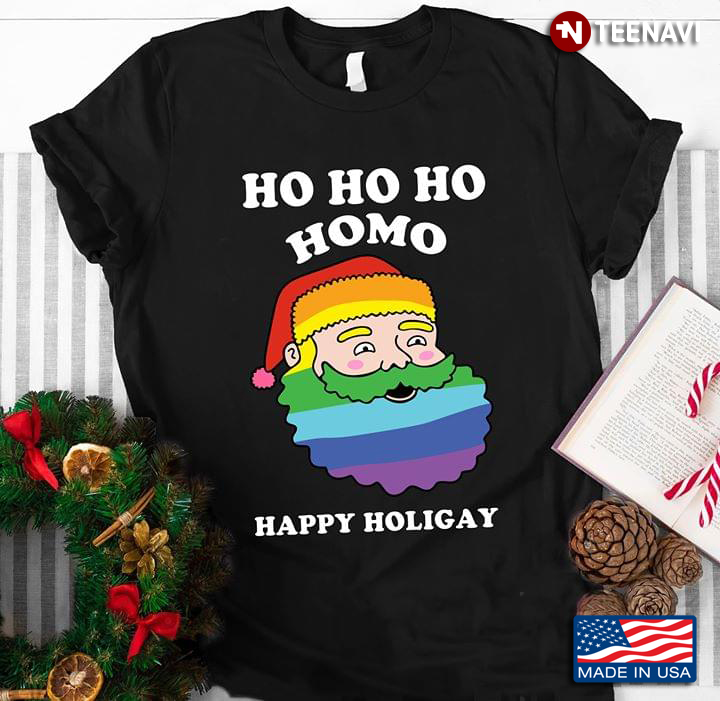Santa Claus Ho Ho Ho Homo Happy Holigay LGBT