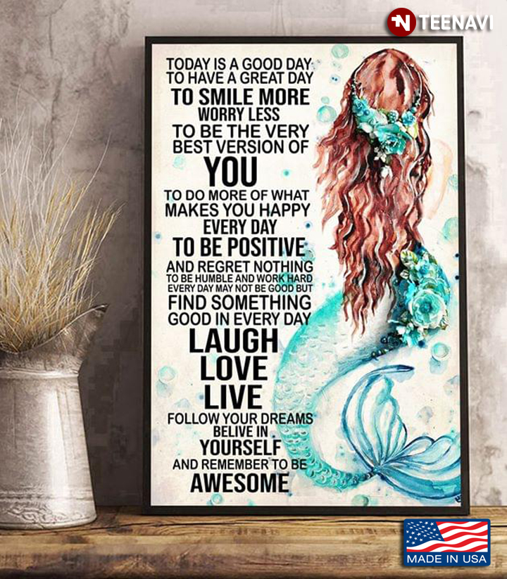 Gorgeous Mermaid Back In The Ocean Today Is A Good Day To Have A Great Day