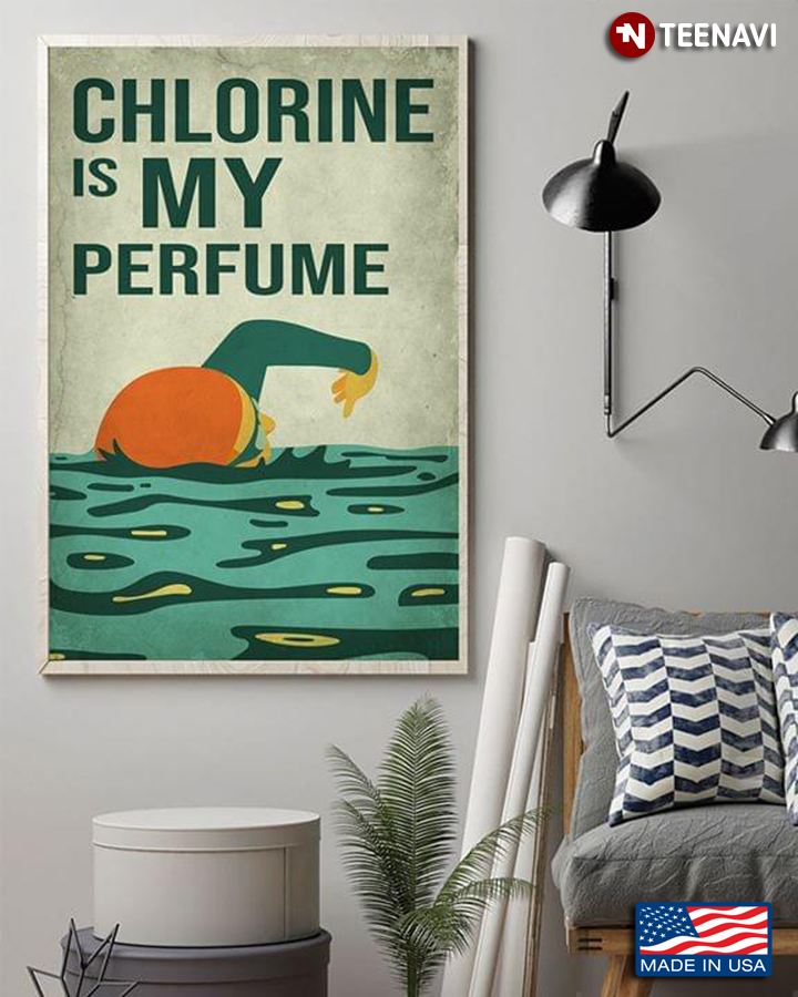 Vintage Swimmer Chlorine Is My Perfume
