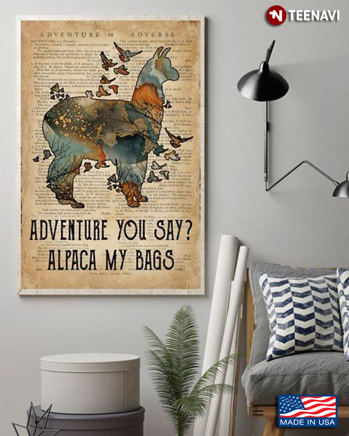 Vintage Alpaca Adventure You Say? Alpaca My Bags