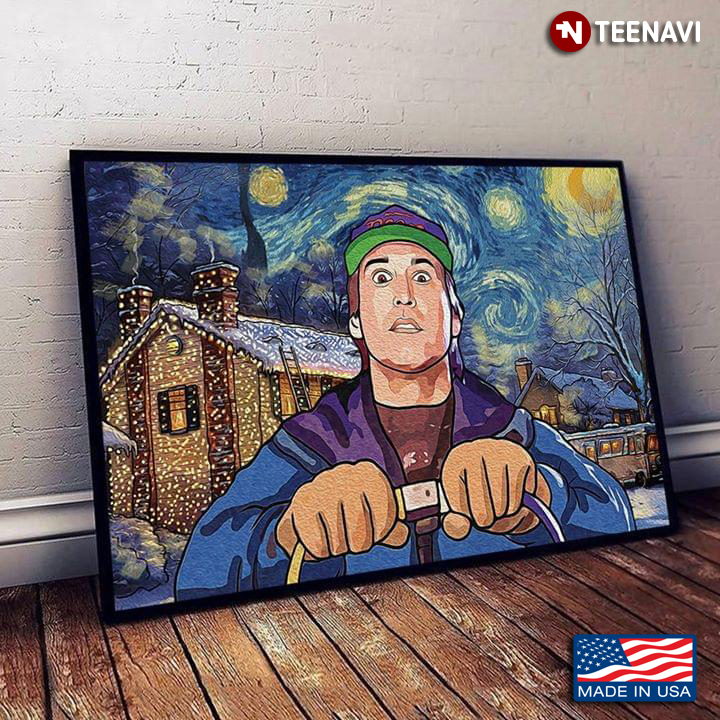 Christmas Vacation Chevy Chase In The Starry Night Vincent Van Gogh