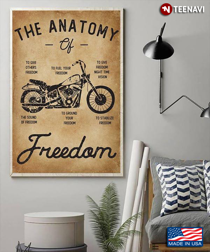 New Version Vintage Motorcycle The Anatomy Of Freedom