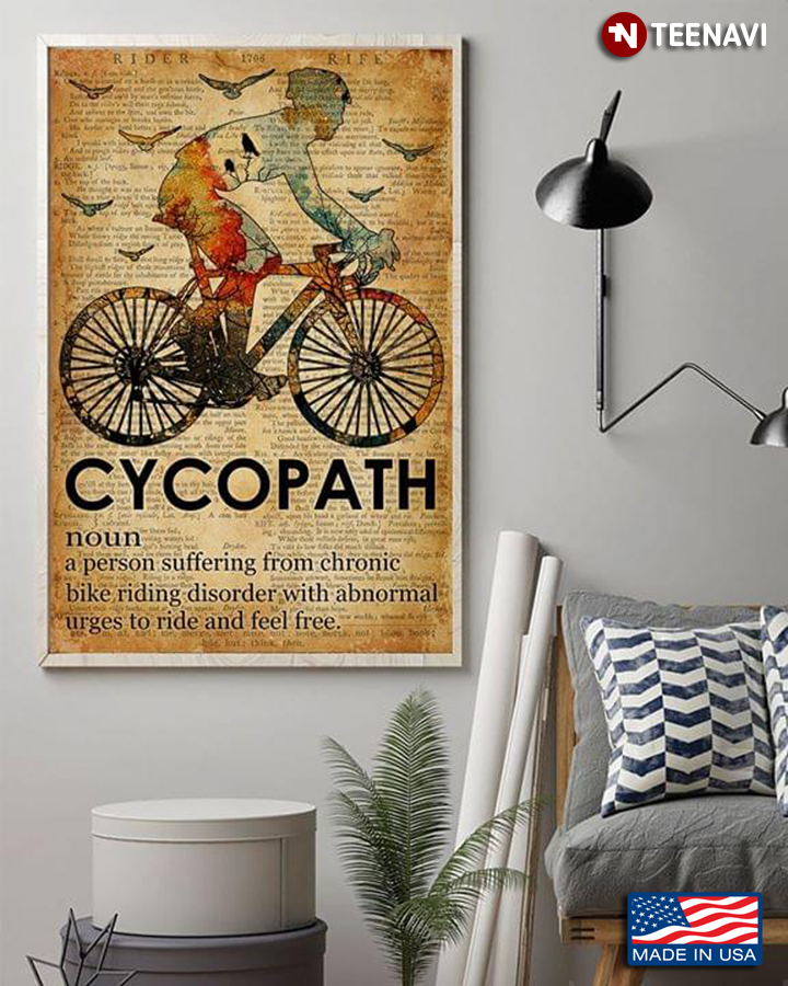Vintage Dictionary Theme Cycopath Definition And Birds