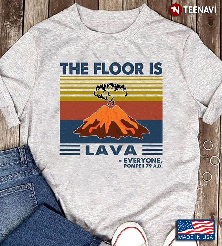 Volcano The Floor Is Lava Vintage