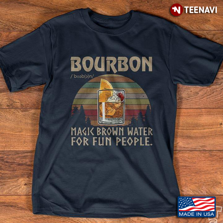 Bourbon Mask Brown Water For Fun People Sunset