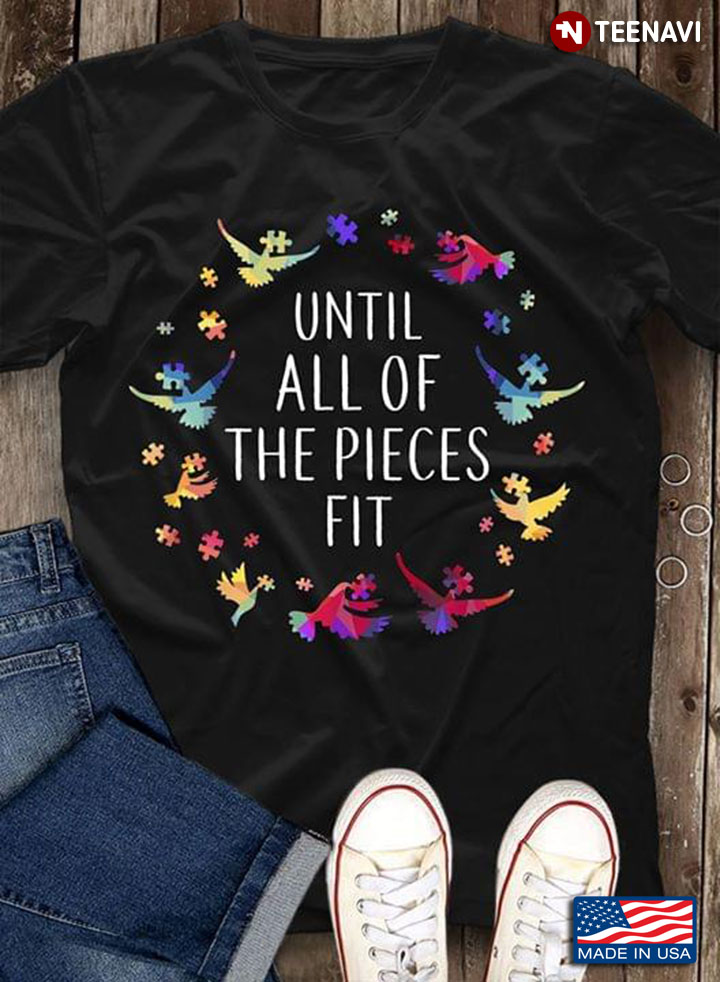 Puzzle Pieces And Bird Colorful Until All Of The Pieces Fit