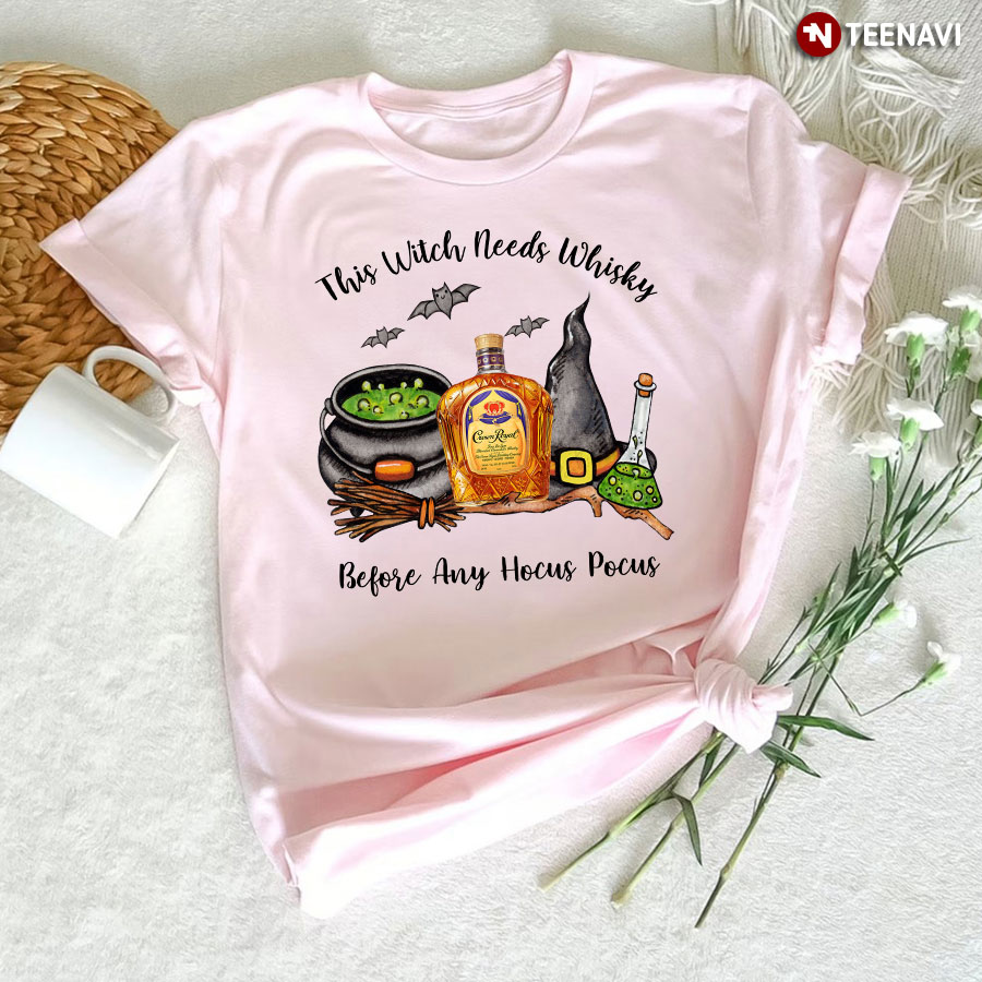 This Witch Needs Whisky Before Any Hocus Pocus Halloween T-Shirt