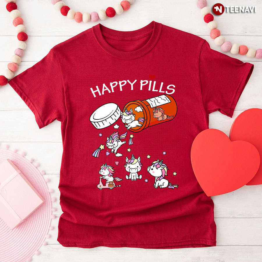 Happy Pills Unicorns T-Shirt
