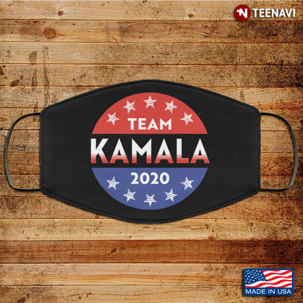 Team Kamala 2020 Democrat Biden Harris 2020 Washable Reusable Custom