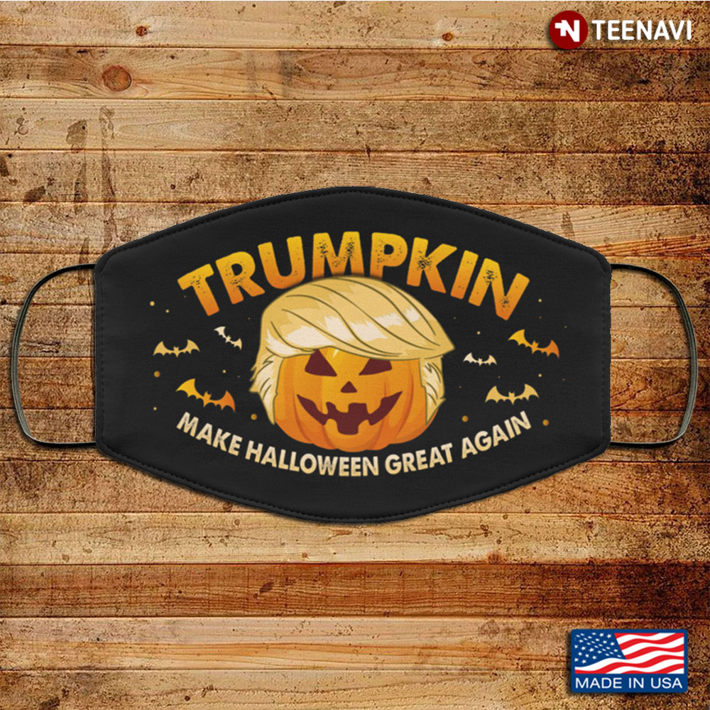 Trumpkin Make Halloween Great Again Washable Reusable Custom