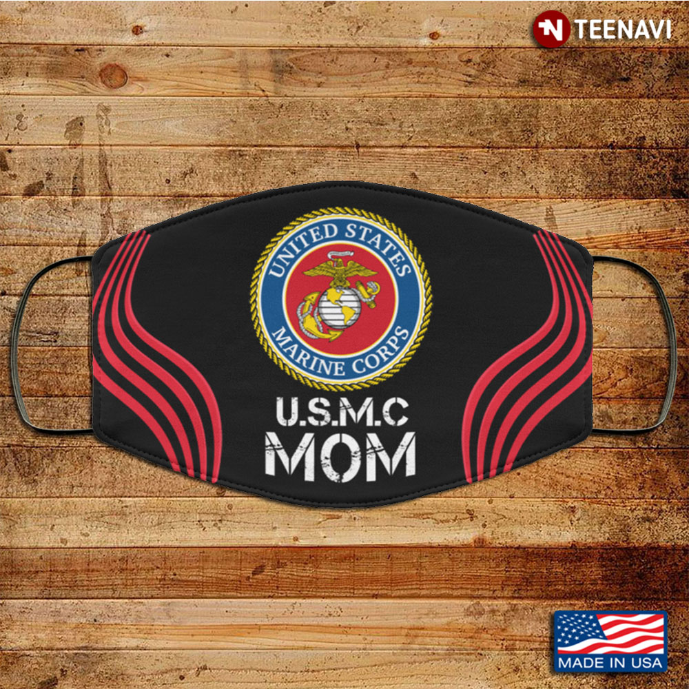 USMC Mom Washable Reusable Custom United States Marine Corps