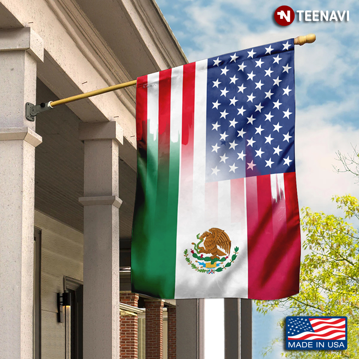 Mexican American V2 Garden Flag
