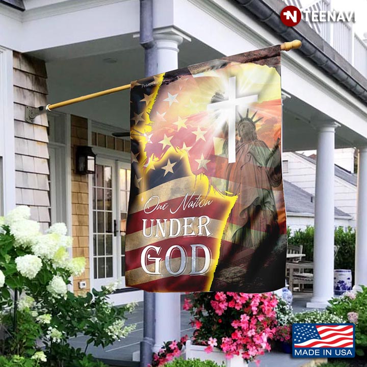 One Nation Under God America Garden Flag
