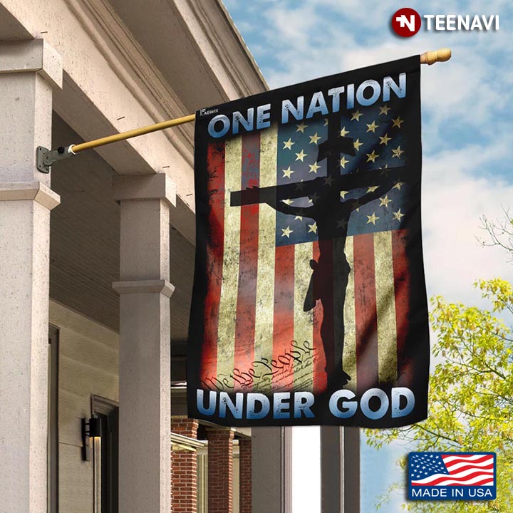 One Nation Under God V4 Garden Flag