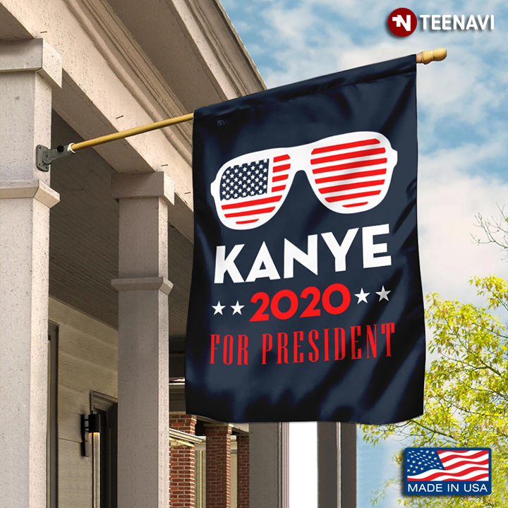 Kanye 2020 For President Garden Flag