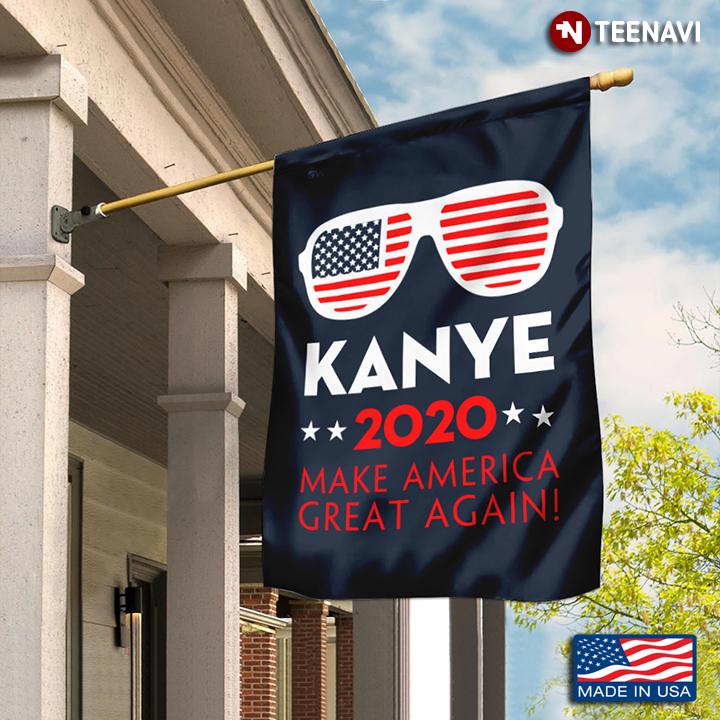 Kanye 2020 Make America Great Again Garden Flag