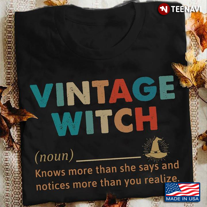 Vintage Witch Knows More Than She Says And Notices More Than You Realize