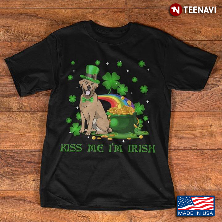 Kiss Me I'm Irish Labrador Dog