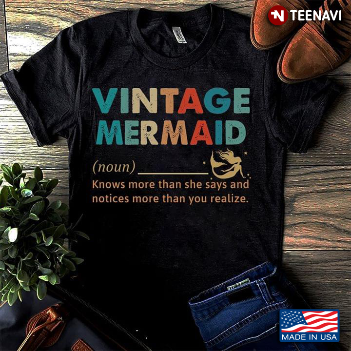 Vintage Mermaid Knows More Than She Says And Notices More Than You Realize