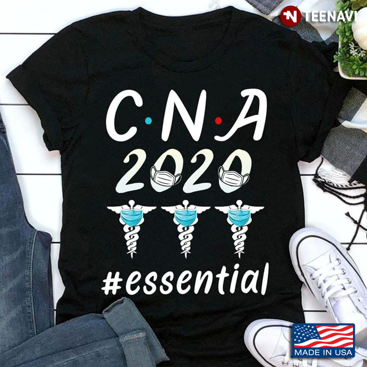 CNA 2020 Essential With White And Blue Facemasks Caduceus