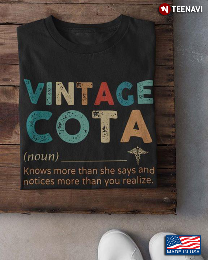 Vintage COTA Knows More Than She Says And Notices More Than You Realize