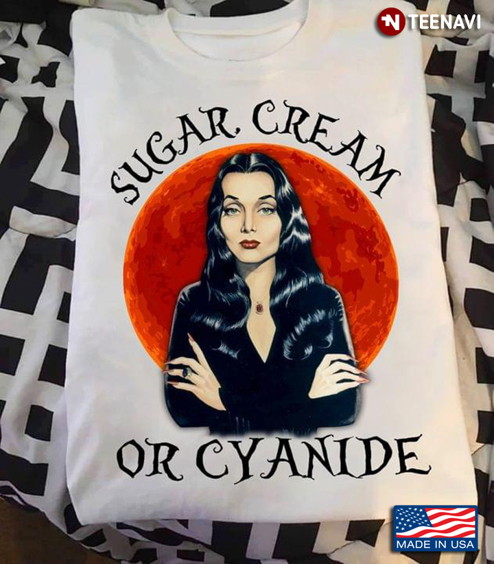 Morticia Addams Sugar Cream Or Cyanide Halloween