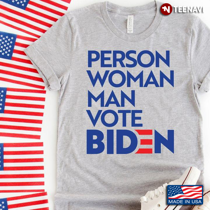 Person Women Man Vote Biden U.S. Presidential Election