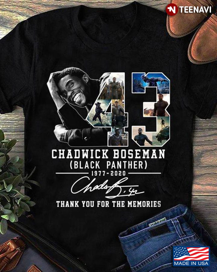 Chadwick Boseman Black Panther 1977-20202 Thank You For The Memories