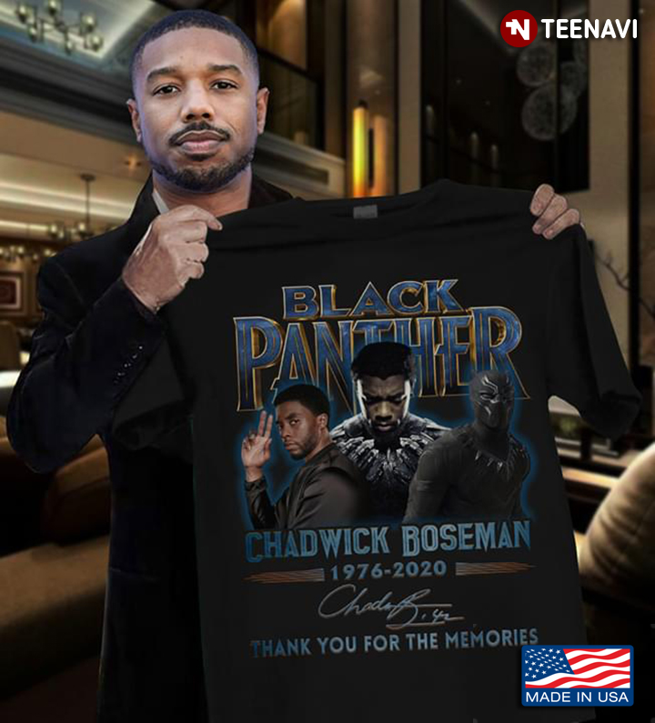 Black Panther Chadwick Boseman 1976-2020 Thank You For The Memories