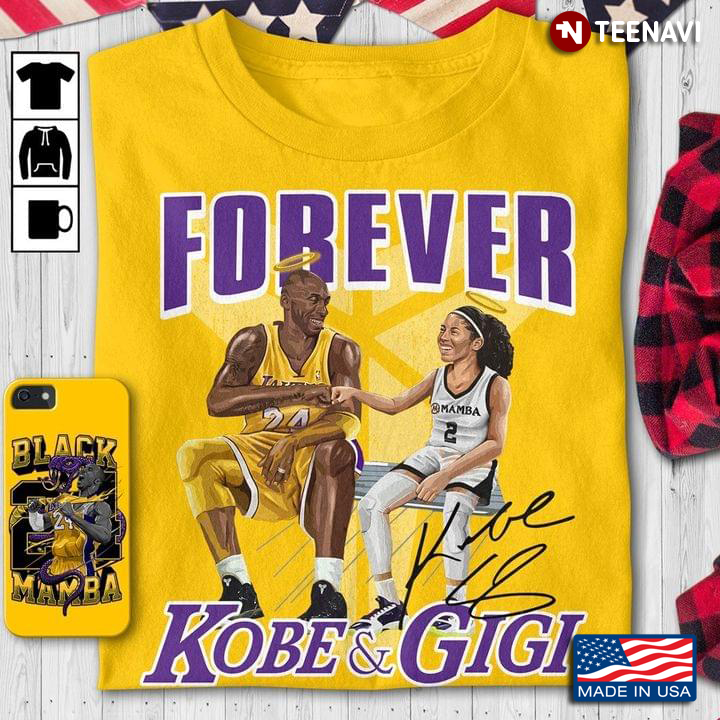 Los Angeles Lakers Kobe Bryant Gigi Bryant Forever  Kobe & Gigi