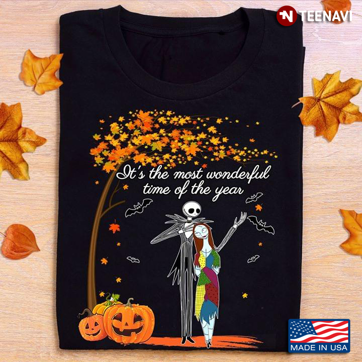 Jack Skellington And Sally It's The Most Wonderful Time Of The Year Halloween