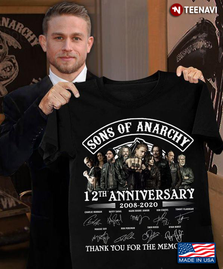 Sons Of Anarchy 12th Anniversary 2008-2020 Thank You For The Memories