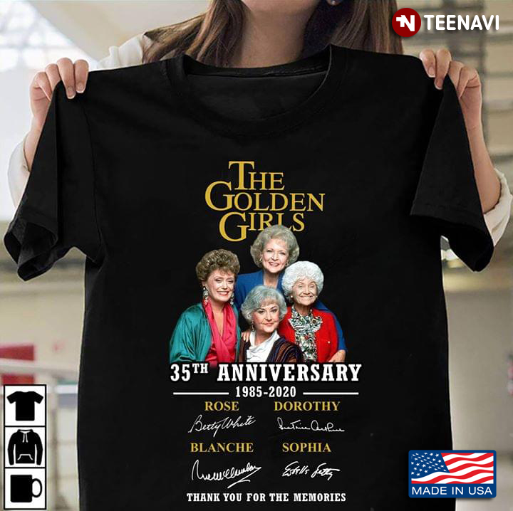 The Golden Girls 35th Anniversary 1985-2020 Signatures Thank You For The Memories