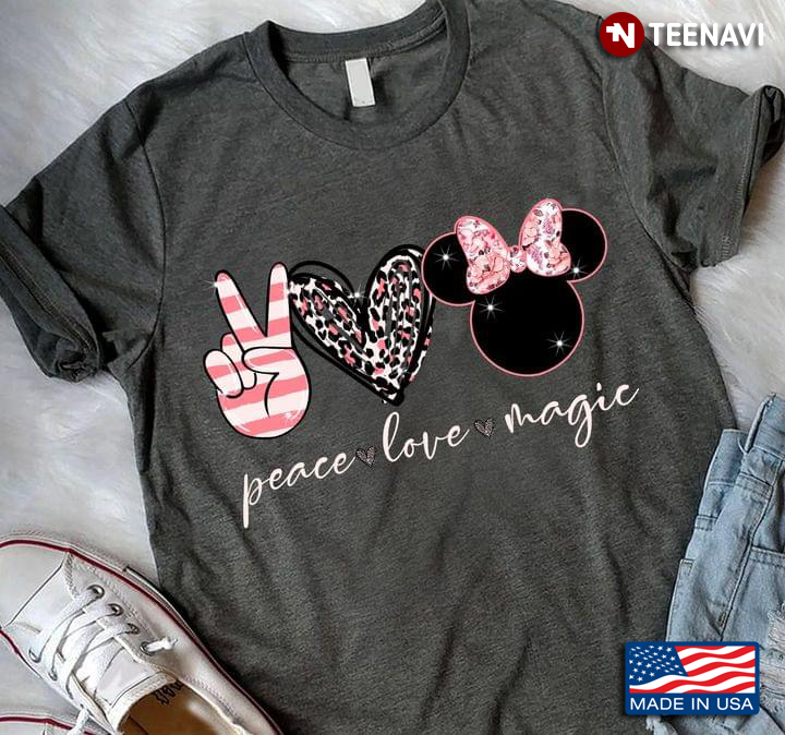 Peace Love Magic Minnie Mouse