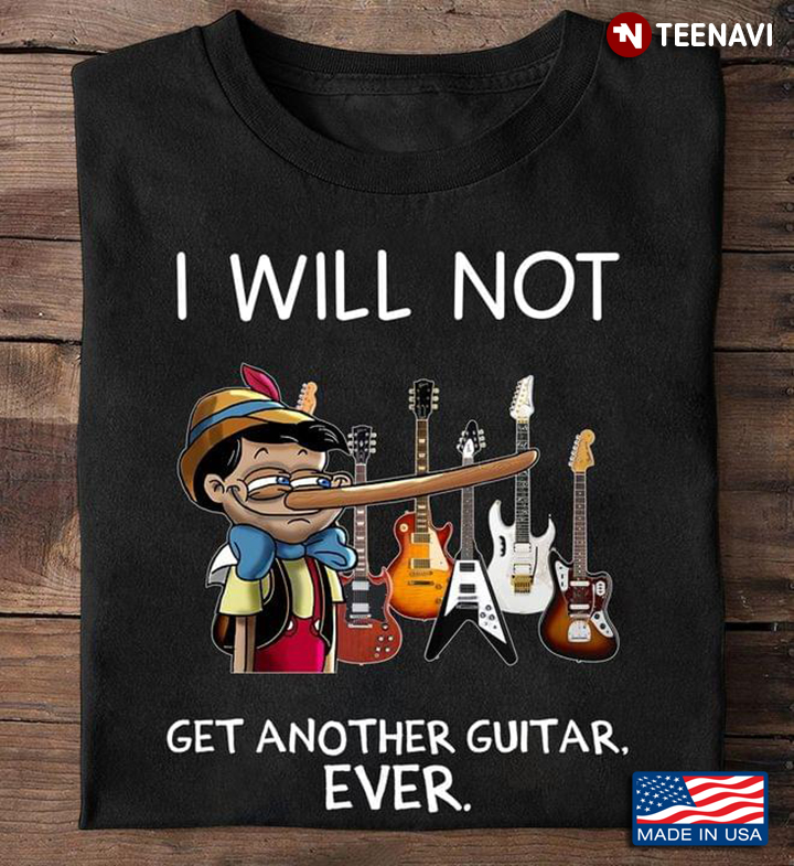 Disney Pinocchio I Will Not Get Another Guitar Ever