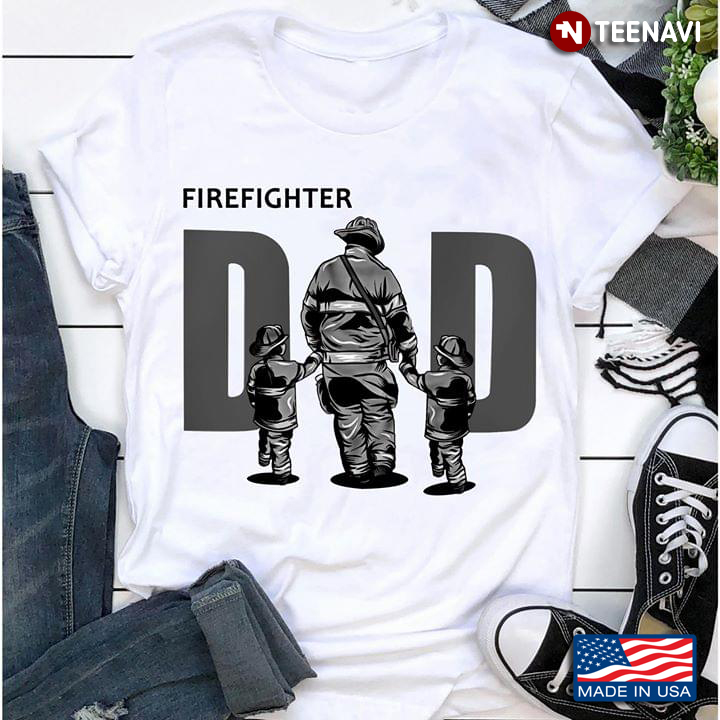 Firefighter Dad With Children