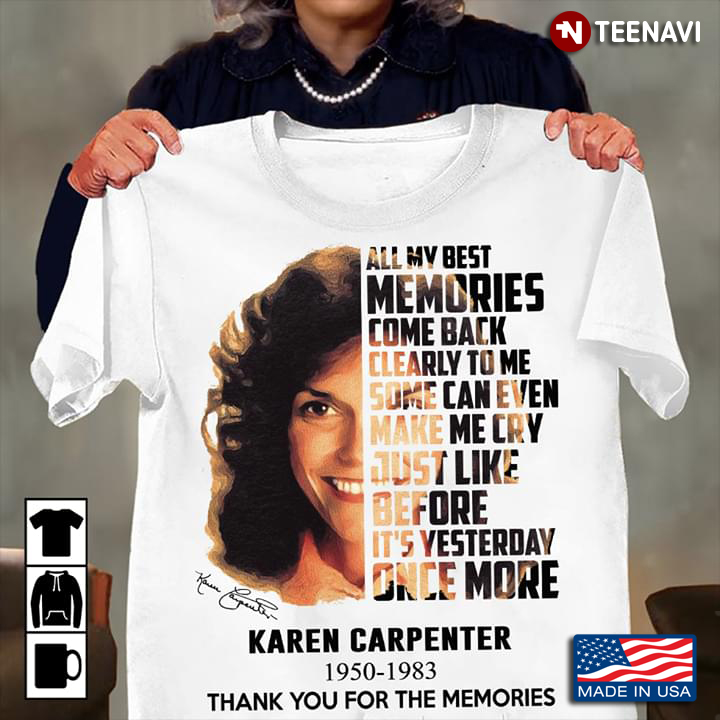 Yesterday Once More Karen Carpenter 1950-1983 Thank You For The Memories